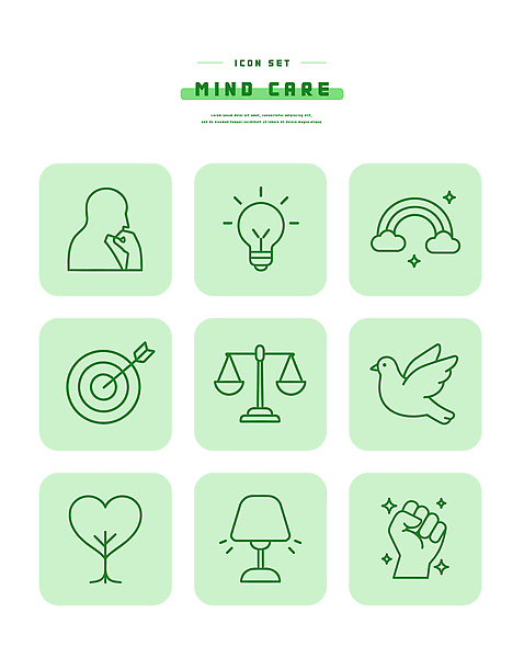 자연요소 식물 아이콘 컨셉 모션 조류 파일형식 벡터 디자인 심볼 사람 아이디어 균형 평화 나무 조명 화살표 무지개 비둘기 주먹 감정 2D아이콘 AI파일