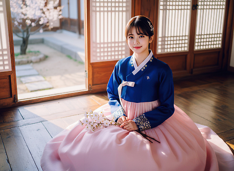 JPG 나무 편집이미지 전통 여자 명절 꽃 겨울 창문 한옥 바닥 한국 실내 미소 일상 햇빛 공간 새해인사 한복 의료성형뷰티 편집실사 AI인물포토 AI콘텐츠 식물 한국전통 계절 기념일 아시아 고건축 새해 표정 사람 내부 라이프 태양 인사 전통의상 CG 파일형식 AI포토