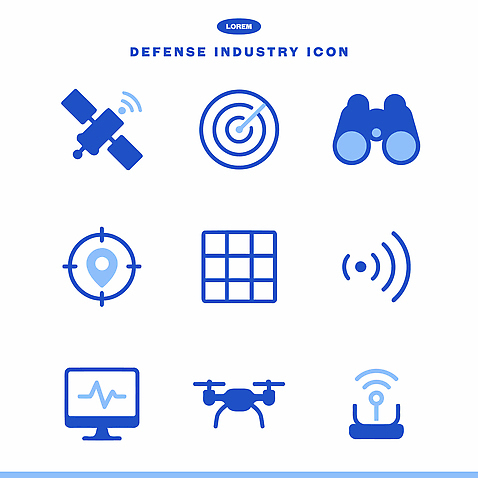 아이콘 문자 산업 통신 모션 컴퓨터 파일형식 벡터 수비 인공위성 드론 모니터 기호 기술 레이더 망원경 위치 자료 시스템 인터넷 2D아이콘 AI파일 방위산업