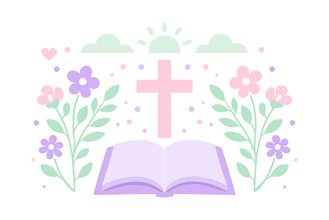 자연요소 식물 감정 종교 종교용품 생태계 파일형식 벡터 십자가 성경 꽃 태양 하늘 자연 기독교 그림 상징 믿음 숭배 장식 컬러 디자인 뷰티풀 예술 일러스트 국내일러스트 AI파일