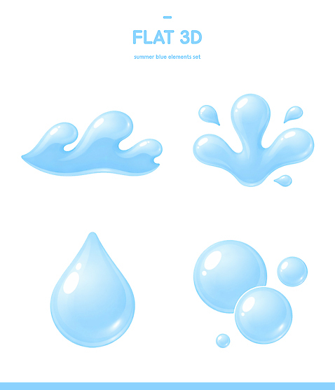 모양 PSD 아이콘 디자인 물결 그래픽 물 여름 파란색 3D아이콘 3D 물방울무늬 물방울 평면 디지털아트 자연요소 계절 컬러 무늬 디지털합성 파일형식