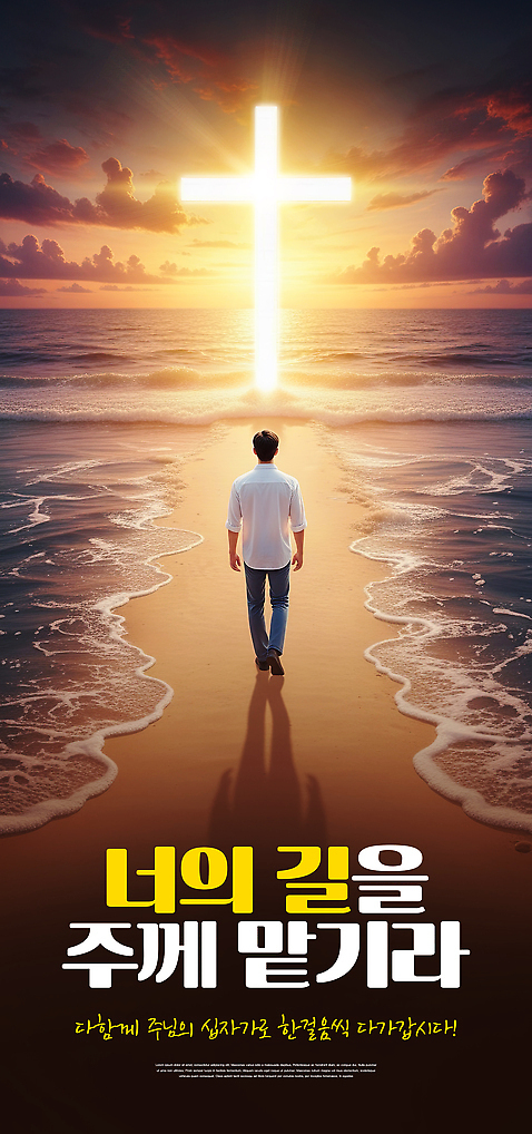 PSD 편집이미지 기독교 종교 바다 여행 십자가 자연 하늘 사람 풍경 해변 물 빛 걷기 노을 저녁 수평선 이미지편집 자연요소 모션 야간 생태계 파일형식