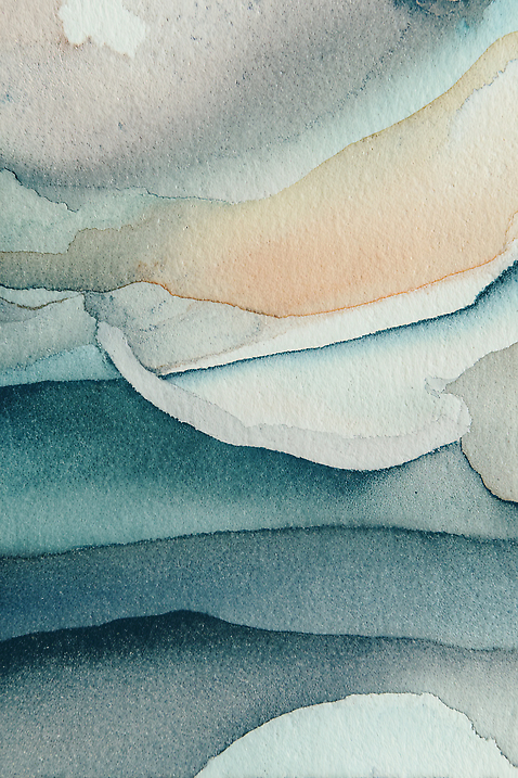 JPG 디자인 예술 컬러 백그라운드 일러스트 수채화 파란색 주황색 물감 혼합 그림 질감 작품 장면 부드러움 창작 국내일러스트 AI일러스트 AI콘텐츠 미술 미술도구 감각 파일형식