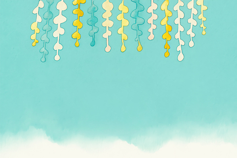 JPG 모양 디자인 꽃 예술 컬러 백그라운드 패턴 일러스트 자연 수채화 장식 파란색 노란색 물감 꿈 흰색 그림 뷰티풀 국내일러스트 AI일러스트 AI콘텐츠 식물 무늬 미술도구 생태계 파일형식