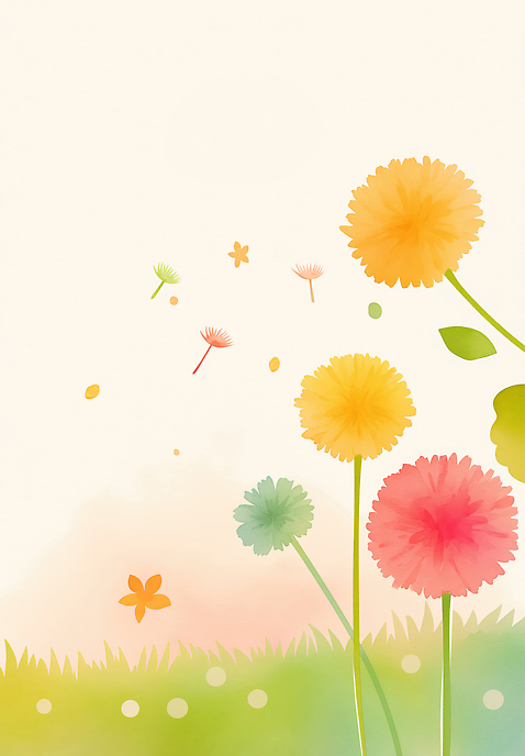 JPG 식물 꽃잎 꽃 감정 컬러 일러스트 자연 생명 바람 여름 햇빛 환경 정원 봄 공간 즐거움 흔들림 일과 파스텔 뷰티풀 국내일러스트 AI일러스트 AI콘텐츠 자연요소 계절 모션 날씨 학용품 태양 생태계 파일형식