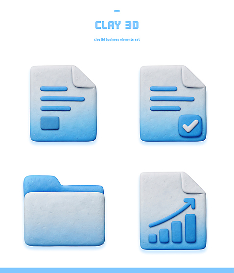모양 PSD 아이콘 디자인 예술 컬러 비즈니스 그래프 3D아이콘 3D 작업 배열 체크표시 문서 점토 창작 디지털합성 확인 파일형식