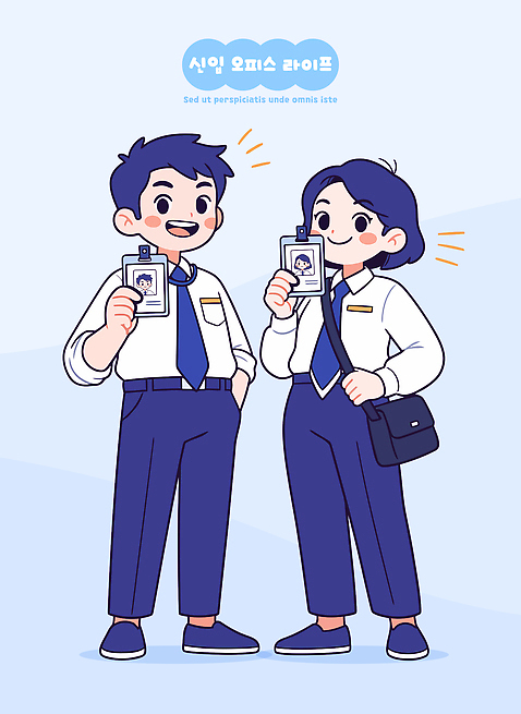 응시 여자 남자 백그라운드 일러스트 모션 직장 표정 정장 일상 비즈니스라이프 사무실 업무 작업 비즈니스맨 비즈니스우먼 동료 위치 신분증 증명서 국내일러스트 AI파일 라이프스타일 시선 옷 회사 비즈니스 관계 사람 라이프 직장인 파일형식 벡터