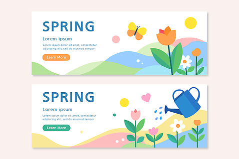 나무 식물 템플릿 배너템플릿 가로배너 꽃 감정 컬러 나비 모션 자연 생명 추상 잔디 정원 봄 물뿌리개 물주기 화단 배너세트 AI파일 배너 계절 곤충 무늬 가로 세트 생태계 파일형식 벡터