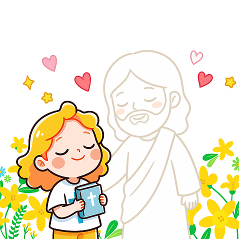 꽃 행복 기독교 종교 어린이 일러스트 상상 사랑 일상 교회 믿음 성경 희망 기쁨 천주교 기도 예수 그림 뷰티풀 신앙심 국내일러스트 AI파일 식물 감정 종교용품 종교건축 사람 건물 라이프 신_종교 파일형식 벡터