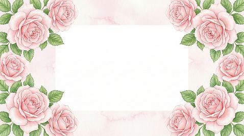 식물 꽃 컬러 컨셉 모션 카드_감사 프레임 이벤트 취미 파일형식 AI콘텐츠 장미 백그라운드 디자인 장식 결혼 초대장 축하 만들기 공예 모서리 그래픽 수채화 그림 일러스트 국내일러스트 JPG 분홍색 꽃프레임 AI일러스트