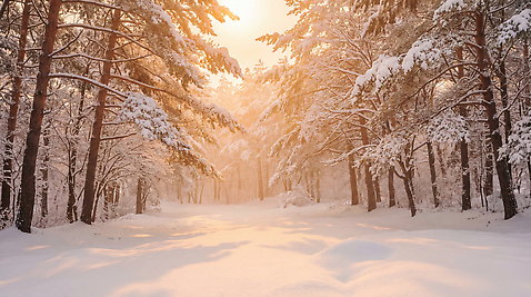 JPG 나무 편집이미지 길 겨울 자연 아침 바람 눈꽃 풍경 햇빛 일출 산책 눈 숲 조용 기온 쌓인눈 편집실사 AI포토 AI콘텐츠 주간 자연요소 식물 계절 날씨 휴식 눈_날씨 태양 노을 CG 생태계 파일형식