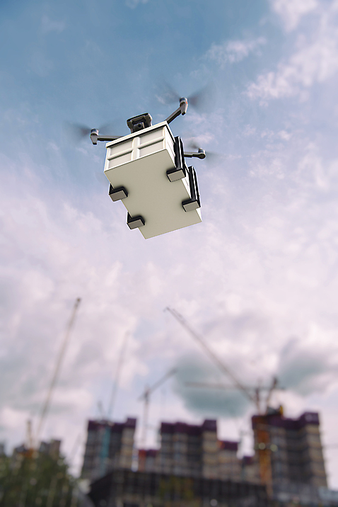 포토 자연요소 산업 건설업 파일형식 짐 건설현장 배송 하늘 운송업 비행 드론 4차산업 JPG 사람없음 풍경 주간 야외 국내포토