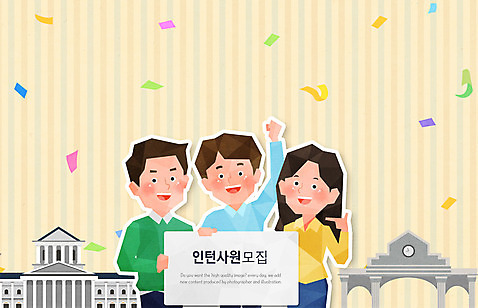 PSD 여자 남자 대학생 일러스트 들기 상반신 성인 세명 노란색 손들기 캠퍼스라이프 파이팅 가리킴 판넬 대학교 꽃가루 모집 인턴 성인만 국내일러스트 학생 라이프스타일 컬러 비즈니스 학교 모션 사람 손짓 가루 파일형식