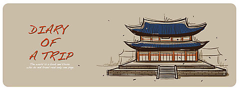 EPS 건축물 백그라운드 일러스트 한국 사람없음 세계 궁전 경복궁 국내일러스트 건축 아시아 고건축 파일형식 벡터