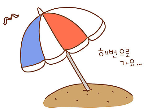 EPS 동물 아이콘 계절 바다 스티커 갈매기 조류 휴가 해변 사람없음 여름휴가 바캉스 모래사장 파라솔 여름_계절 2D아이콘 파일형식 벡터