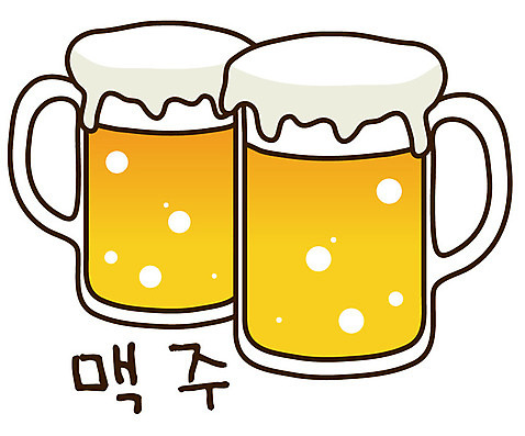 EPS 아이콘 음료 스티커 맥주 주류 사람없음 컵 거품 알코올 맥주잔 두잔 2D아이콘 식기 2 술잔 파일형식 벡터