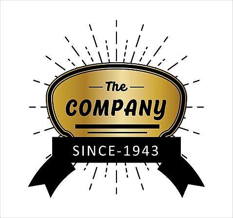 EPS 해외이미지 디자인 리본 일러스트 타이포그라피 사람없음 금색 심볼 해외일러스트 문자 컬러 파일형식 벡터