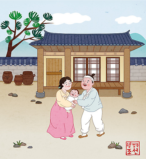 전신 라이프스타일 부부 여자 남자 일러스트 신혼부부 안기 엄마 기와집 서기 성인 두명 세명 아기 소나무 항아리 아빠 한복 조선시대 기와담장 구름_자연 국내일러스트 AI파일 자연요소 나무 한국전통 커플 가족 모션 한옥 기와 사람 생활 담장 도자기 역사 전통의상 신혼 파일형식 벡터