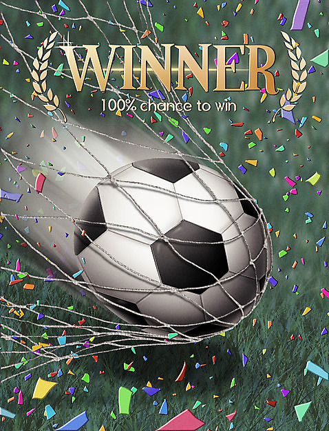 PSD 일러스트 축구공 경기 잔디 타이포그라피 사람없음 축구 우승 꽃가루 골인 대회 국내일러스트 식물 문자 스포츠 공 축구용품 구기 최고 가루 파일형식