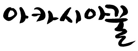 문자 손글씨 음식 일러스트 캘리그라피 타이포그라피 글자캘리그라피 한글 사람없음 단어 꿀 아카시아 AI_파일형식 국내일러스트 나무 파일형식 벡터