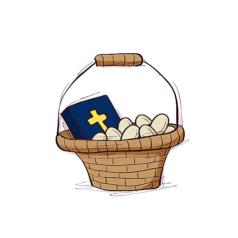 클립아트 아이콘 기독교 종교 십자가 부활절 사람없음 교회 바구니 계란 알 성경 부활 2D아이콘 AI파일 기념일 종교용품 종교건축 건물 파일형식 벡터