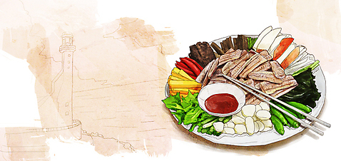 PSD 한국전통 식기 접시 건축물 한식 음식 바다 캘리배경 백그라운드 채소 일러스트 젓가락 고추 등대 마늘 어류 요리 사람없음 전통음식 고추장 특산물 지역 과메기 포항 국내일러스트 전통 건축 한국 수저 수중동물 양념 경상북도 파일형식