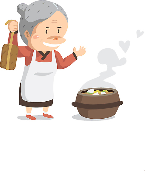 전신 직업 캐릭터 여자 할머니 한식 음식 일러스트 홍보캐릭터 직업캐릭터 한명 서기 사람 요리사 앞치마 된장 된장찌개 뚝배기 메주 여자만 여자한명만 성인여자만 성인한명만 성인여자한명만 노인만 성인만 노인여자만 노인여자한명만 AI_파일형식 일러캐릭터 1 노년 모션 양념 찌개 파일형식 벡터