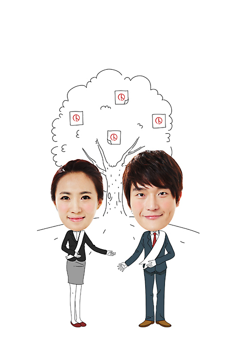 전신 PSD 나무 편집이미지 캐릭터 여자 남자 비즈니스 포토일러 서기 사람 동양인 정장 성인 두명 한국인 비즈니스맨 비즈니스우먼 선거 인물미니어처 광고편집 SD캐릭터 성인만 미소_표정 이미지편집 식물 옷 모션 표정 인종 미니어처 직장인 민주주의 파일형식