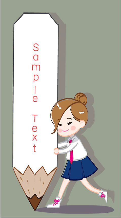 모양 학생 여자 교복 백그라운드 일러스트 텍스트 청소년 프레임 한명 사람 연필 알림 여자만 여자한명만 십대만 십대여자만 십대여자한명만 AI_파일형식 국내일러스트 1 옷 학용품 필기구 파일형식 벡터
