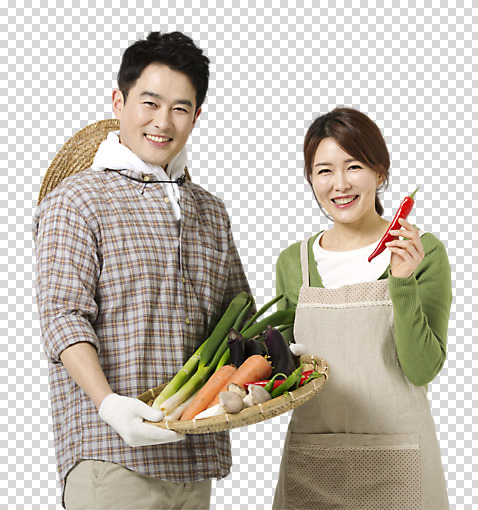편집 편집이미지 모자_잡화 웰빙 부부 여자 남자 음식 40대 채소 고추 가지 웃음 들기 동양인 상반신 성인 두명 앞모습 수건 바구니 농사 앞치마 버섯 당근 한국인 농부 유기농 파 PNG 편집소스 직업 커플 잡화 뷰포인트 중년 농업 모션 뿌리채소 표정 사람 인종 위생용품 파일형식