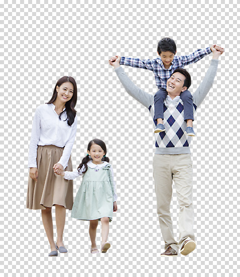 전신 편집 편집이미지 여자 남자 딸 아들 어린이 가족 엄마 서기 웃음 동양인 소년 여러명 성인 앞모습 한국인 목말 아빠 PNG 편집소스 소녀_어린이 뷰포인트 다수 관계 모션 표정 사람 인종 파일형식
