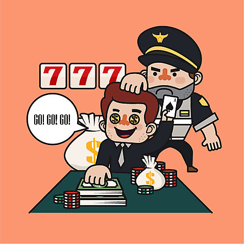 남자 일러스트 성인 두명 범죄 돈자루 포커칩 도박 경찰 범죄인 카지노 법 경찰복 불법 도박중독 AI_파일형식 국내일러스트 직업 유니폼 돈 사람 포커 중독 파일형식 벡터